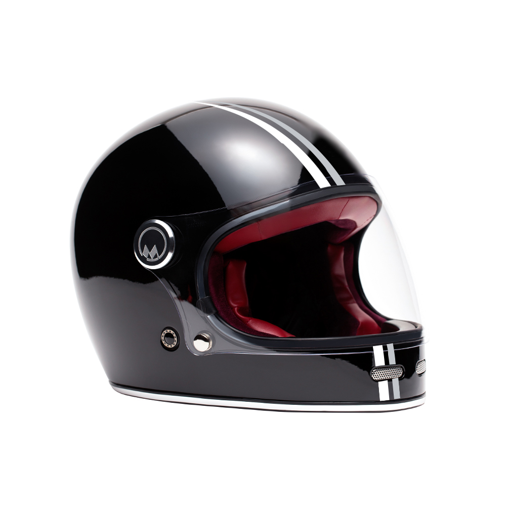 casque moto vintage